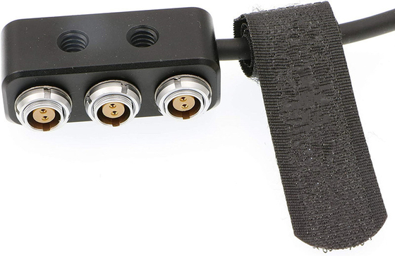 1 a 3 Power Splitter Box Cable D Tap Male Movi Pro AUX Port To 3*2 Pin Box per ARRI RED