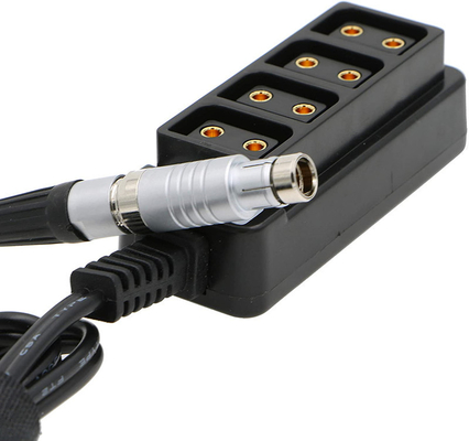 Fischer Maschio 3 Pin RS a 4 Port D Tap Adaptore HUB Femminile Splitter Cable per telecamere ARRI