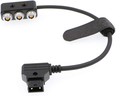 1 a 3 Mini Power Splitter Box ARRI Teradek Cable 26cm D Tap Male Movi Pro AUX Port To 3 Pcs 2 Pin Female Box