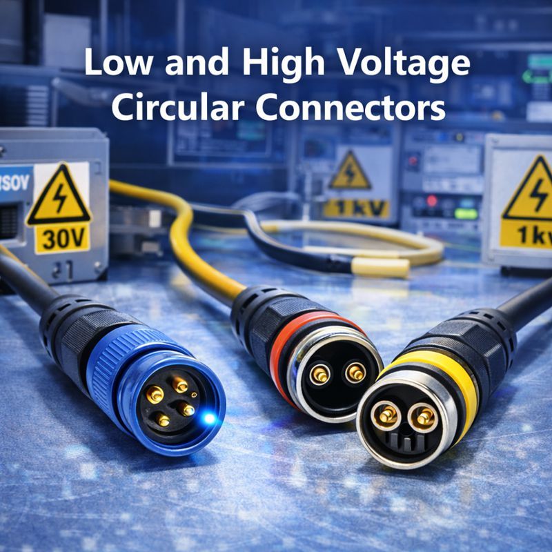 Ultimi blog aziendali su Low and High Voltage Circular Connectors for Reliable Industrial Power Applications