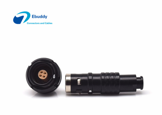comprare Connettore circolare push-pull alternativo 0K 4pin dei connettori circolari di placcatura di colore nero di Lemo e presa fabbricazione online