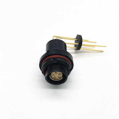 comprare Il PWB nero del connettore di cavo di Fischer ha montato DBPC102A054 ad angolo retto fabbricazione online