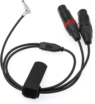 comprare Lemo 5 Pin Male - due XLR 3 Pin Female Camera Audio Cable per camma E2 di Z fabbricazione online