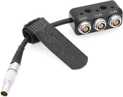 comprare 14.8V Power Splitter Box Cable Lemo 2 Pin Maschio a 3 * 2 Pin Femminile Box per ARRI RED fabbricazione online