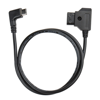 comprare D Toccare Maschio a USB Tipo C Capo di alimentazione della fotocamera ad angolo retto per batteria a blocco in V fabbricazione online