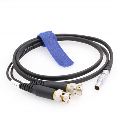 comprare Dispositivi sonori XL-LB2 0B 5 pin angolo destro a doppio BNC Codice orario cavo di ingresso uscita 60 cm fabbricazione online
