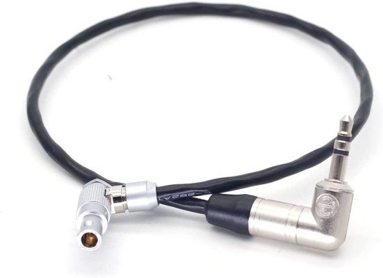 comprare Lemos ad angolo destro 4pin a 3.5mm Plug audio Timecode Cable per Tentacle Sync Rosso EpicRed Scarlet-WRed Raven Weap Gemini fabbricazione online