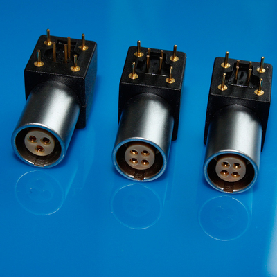 comprare gomito 4pin 90 dimensione compatibile del connettore EPG 0B/1B/2B/3B del circuito stampato di Lemo 4pin del connettore del PWB di grado fabbricazione online