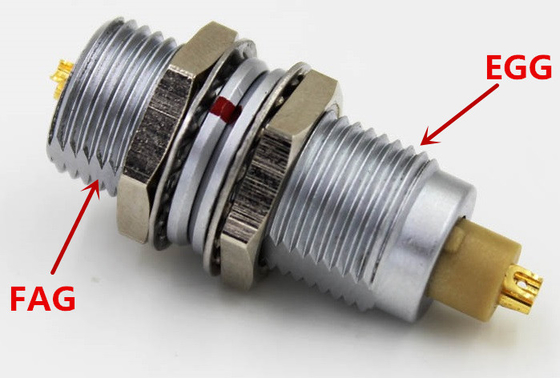 comprare Connettore circolare di Pin della FATICA fissa 2 della spina, connettori circolari in opposizione FGG.0B.302.CLA di dimensione 0B fabbricazione online