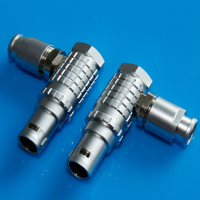comprare I connettori compatibili ad angolo retto di Lemo FHG sgomitano i connettori circolari in opposizione 2pin --- multi spina del palo 26pin fabbricazione online