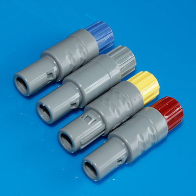 comprare PAG i connettori circolari di plastica di 5 amp, connettori compatibili di bassa tensione di Lemo fabbricazione online