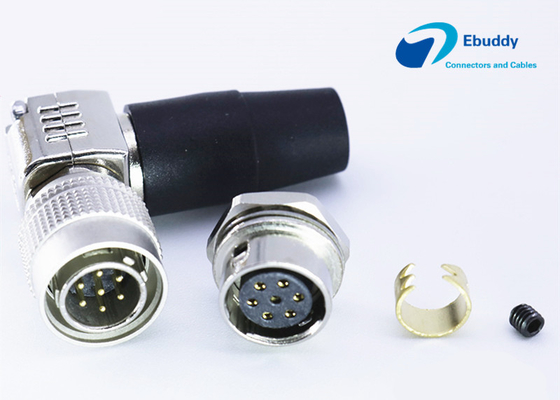 comprare Una spina maschio ad angolo retto HR10A-10R-7S di 7 connettori circolari di Pin fabbricazione online