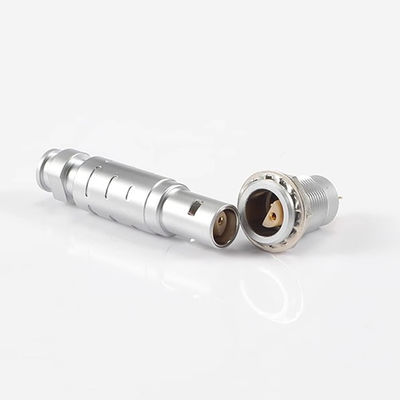 qualità  Lemo Coaxial Connector FFA ERA Series Single-core Half-Moon Aviation Plug Socket Fabbrica