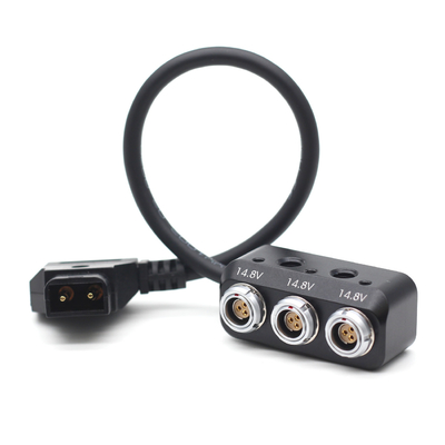 comprare La D spilla il rubinetto del cavo elettrico della macchina fotografica del connettore maschio P all'adattatore femminile di Pin di Fischer 3 per Alexa fabbricazione online