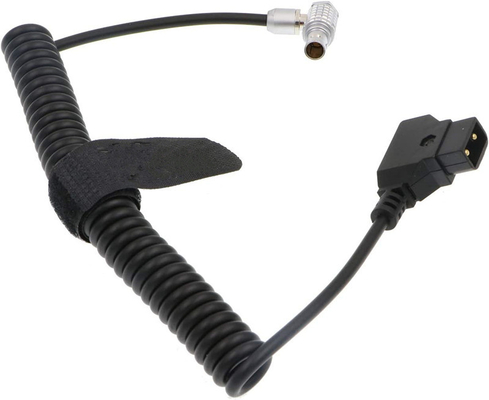 Anton D-TAP all'angolo retto 2 Pin Coiled di Lemo 2 Pin Male Camera Power Cable per Teradek ARRI