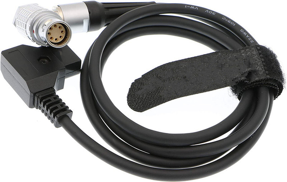 D-rubinetto di Arri Alexa Mini Camera Power Cable Lemo 2B 8 Pin Right Angle Female To