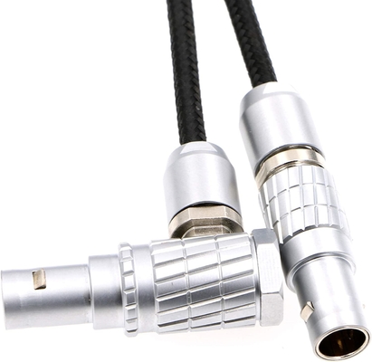 Lemo 2 Pin Male al legame ARRI Alexa Camera Power Cable di 2 Pin Male Right Angle Teradek