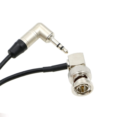 Tentacolo angolo retto 3,5 mm TRS a diritto Audio BNC Timecode Cable HIFI Assemblea