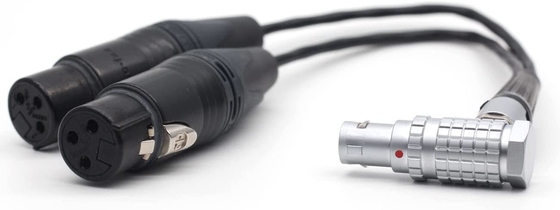 Atomos Lemo 10 Pin To XLR 3 Pin Female Connector Breakout Audio Input Cable Per Shogun Monitor Recorder