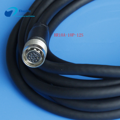 Cavo del collegamento della macchina fotografica di volo di Pin di  12 per l'alimentazione elettrica della telecamera CCD HR10A-10P-12S