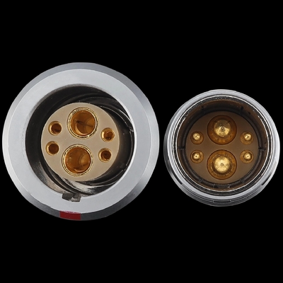 M18 doppio connettore coassiale a 4 segnali connettore misto FGG EGG 3B 4+2 presa e presa